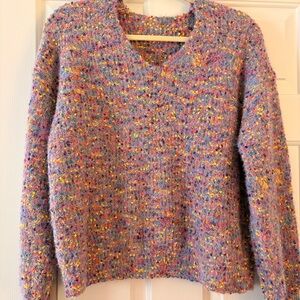 Colorful Textured Super soft - fluffy Sweater